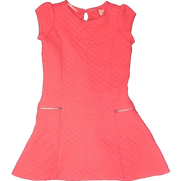 Gymboree Other - Gymboree A-line quilted pink dress w zip pockets